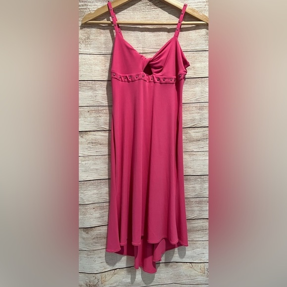 Versace Jeans Couture Pink midi dress size 26/40 - Picture 1 of 6